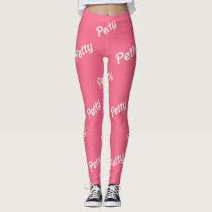 rosa småbitar leggings