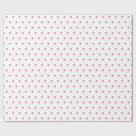 Rosa Small Polka Dot Party julklapp Presentpapper