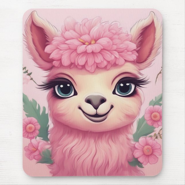 Rosa Smiling Baby Lama Musmatta (Framsidan)