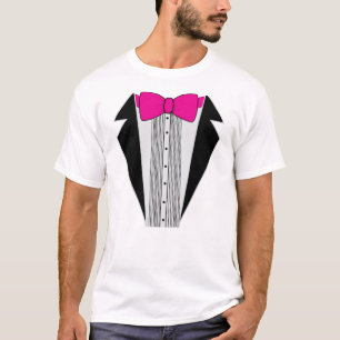 Rosa smokingstilskjorta t shirt