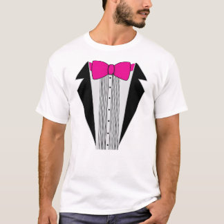 Rosa smokingstilskjorta t shirt