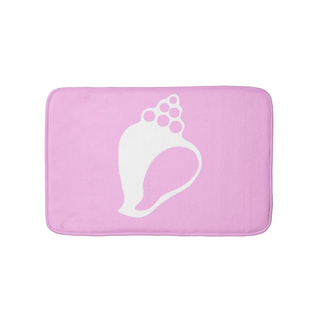 Rosa Snäcka Bathroom Mat Badrumsmatta (Framsidan)