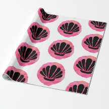 Rosa Snäcka Mönster