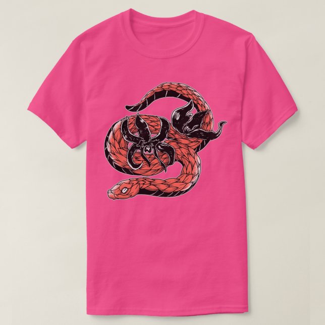 Rosa Snake 2 T Shirt (Design framsida)