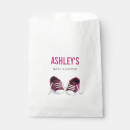 Rosa Sneakers Baby Shower Favor Bag Treat Sacks