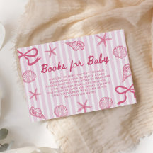 Rosa snigelskal flicka baby shower böcker för bebi