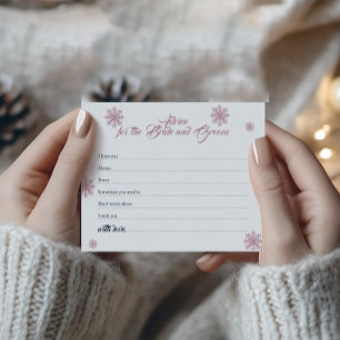 Rosa Snöflake Adapter VinterMöhippa Flygblad