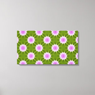 Rosa snöflingor Canvas