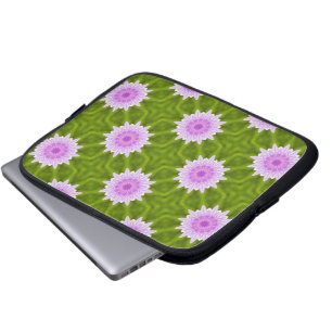 Rosa snöflingor för laptopsleeve laptop fodral