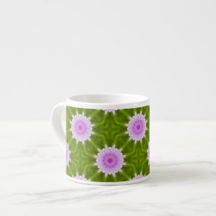 Rosa snöflingor mugg espressomugg