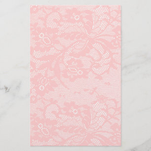 Rosa Snöre Brevpapper