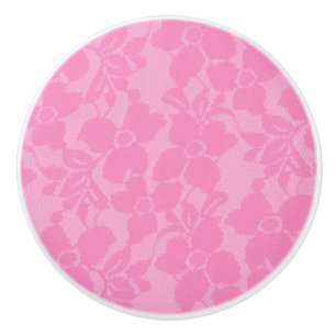 Rosa Snöre Lacy Blommigt Lingerie Drawer Dresser Knopp