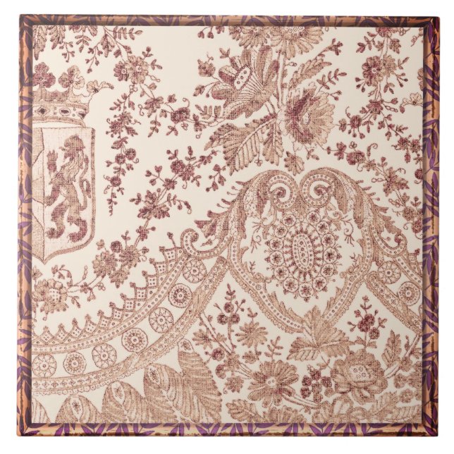 Rosa Snöre Ro Tile Kakelplatta (Framsidan)