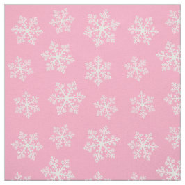 Rosa Snowflake Fabric Tyg