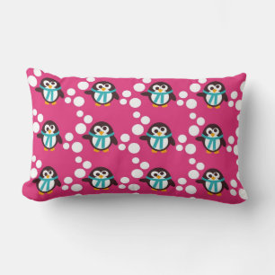 Rosa Snowflake Penguins MOJO Pillow Lumbarkudde