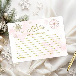 Rosa Snowflake Winter Girl Baby Shower Adapter
