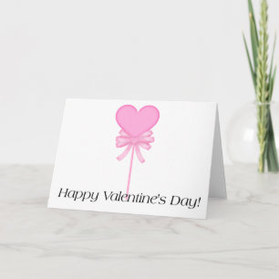 Rosa Snurrande Godisvalp Alla hjärtans dag Välkoms Helgkort