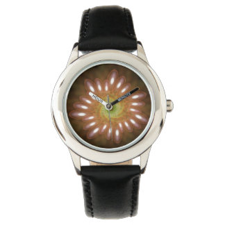 Rosa Soap Bubbles i Abstrakt Armbandsur