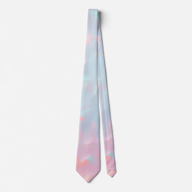 Rosa Soft Mint Guld Lyx Modern Kollektion Slips (Framsida)