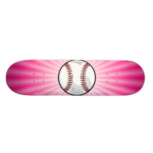 Rosa Softboll Skateboard Bräda 20,5 Cm