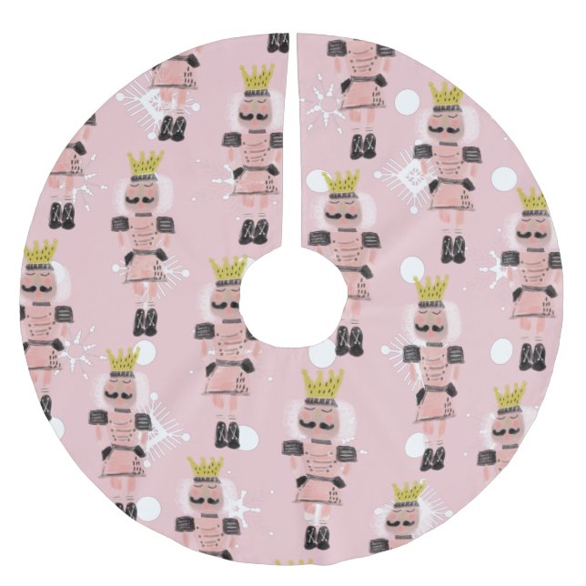 Rosa Soldat i Hand plockade Julgransmatta Borstad Polyester (Framsidan)