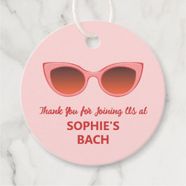 Rosa solglasögon, kattram solglasögon, feminina gl gåvor etiketter