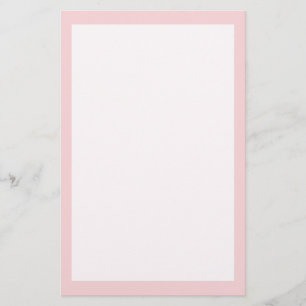 Rosa Solid Färg Brevpapper