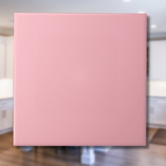  Rosa Solid Färg | Klassisk Elegant Kakelplatta (Skapare uppladdad)
