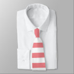 Rosa Solid Färg Rand Vacation, sommartid Slips<br><div class="desc">Klassisk rosa färgad rand mönster,  trendig sommarstrand sjösjösegelör sol vibes design. Rosa har strippat för manar.</div>