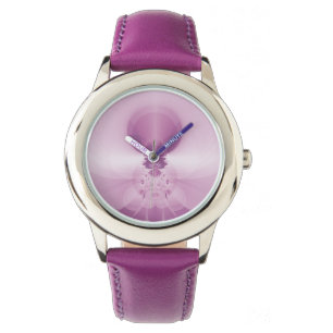 Rosa soluppgång armbandsur