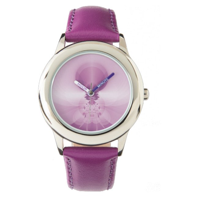 Rosa soluppgång armbandsur (Framsida)