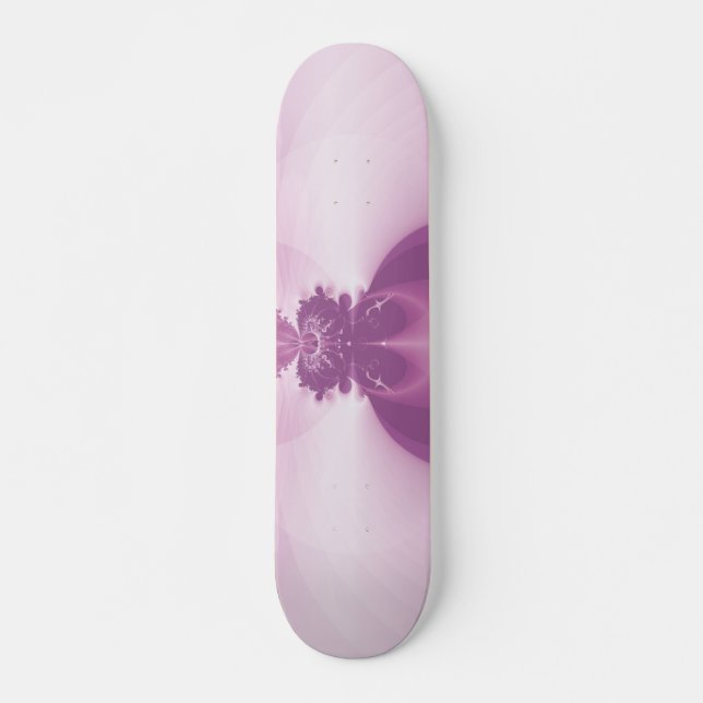 Rosa soluppgång skateboard bräda 19,5 cm (Framsida)