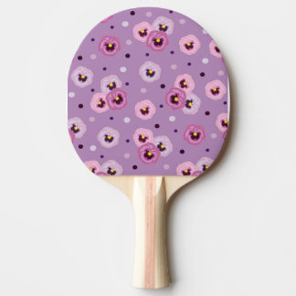Rosa, sömlösa mönster pingisracket