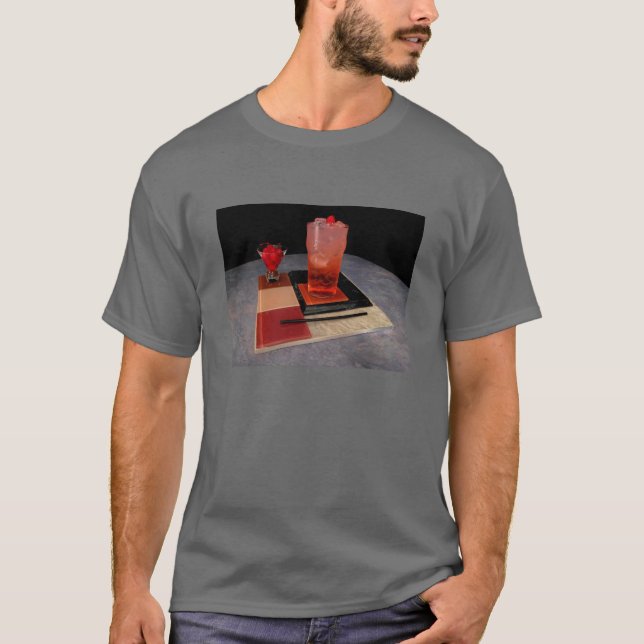 Rosa sommar t-shirt (Framsida)