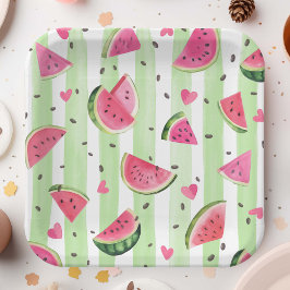 Rosa Sommarmelon Cute WaterFruit Girl Girl