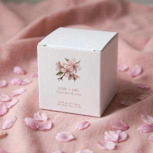 Rosa söt blommar av körsbär presentaskar