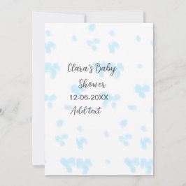 Rosa, söt blomsterbabyduschvattensfärg, modernt da inbjudningar