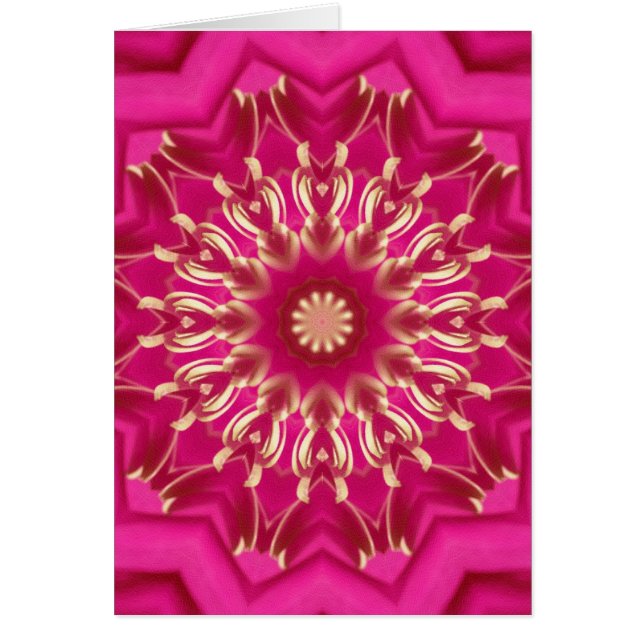 Rosa SÖT CARD Hälsningskort (Framsidan)