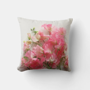 Rosa söt pära bouquet kudde