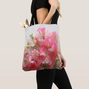 Rosa söt pära bouquet tygkasse