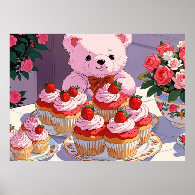 Rosa Söt Poster (Framsidan)