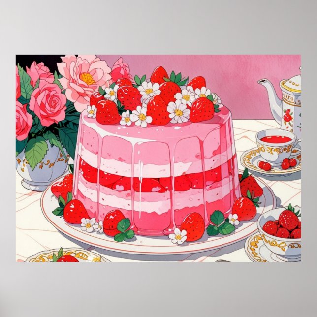 Rosa Söt Poster (Framsidan)