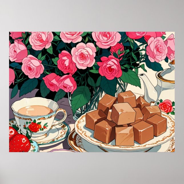 Rosa Söt Poster (Framsidan)