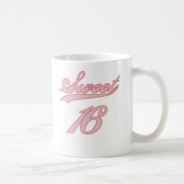 Rosa sötsak 16 för baseballstil kaffemugg (Höger)