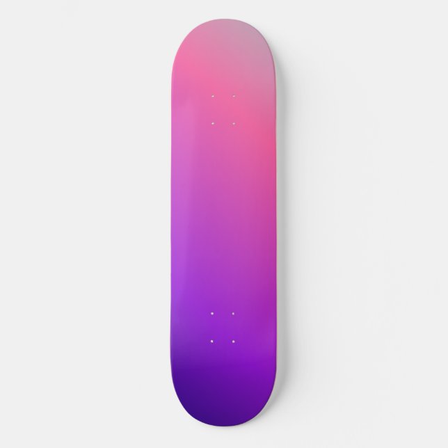 Rosa Sött Färgglatt Estetiskt Mini Skateboard Bräda 18,5 Cm (Framsida)