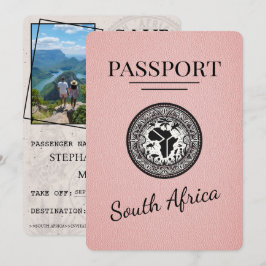 Rosa South Afrika Passport Spara Datumet