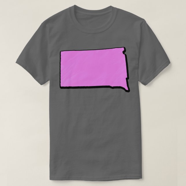 Rosa South Dakota disposition T Shirt (Design framsida)