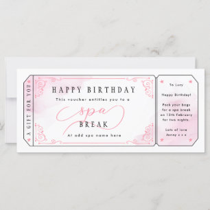 Rosa Spa Break Gift Voucher Biljett