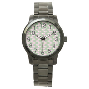 Rosa Spaceships Armbandsur