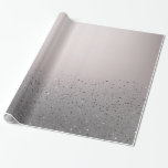 Rosa Sparkly Glitter Sweet 16 Födelsedagsfester Presentpapper<br><div class="desc">Papper radbrytning</div>